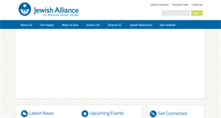 Desktop Screenshot of jewishallianceri.org